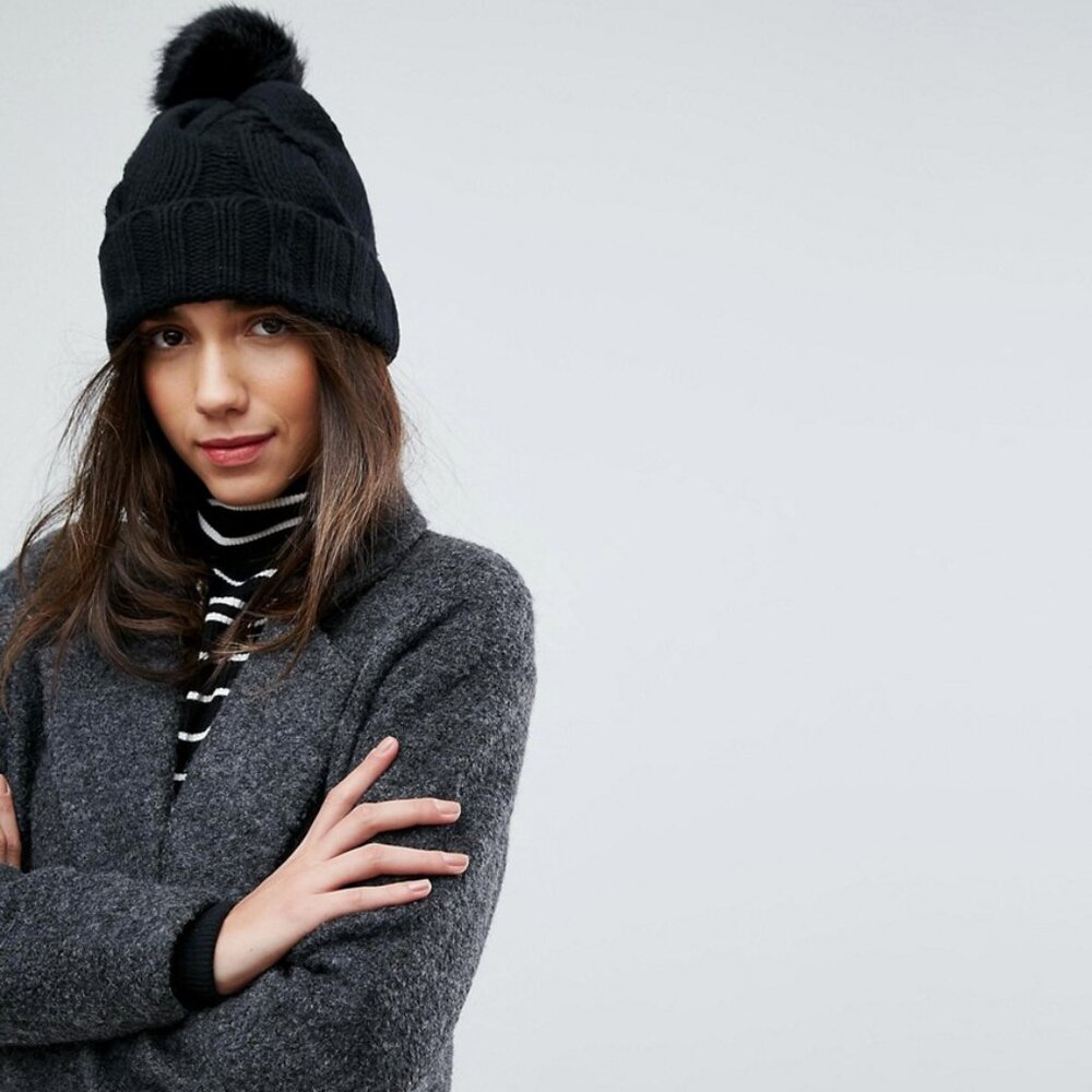 Polo Ralph Lauren Cable Knit Cashmere Mix Hat